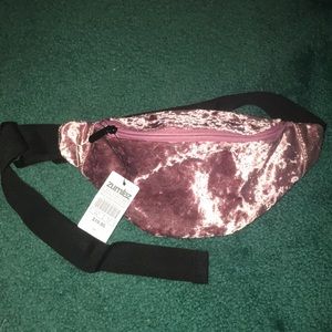 velvet fanny pack